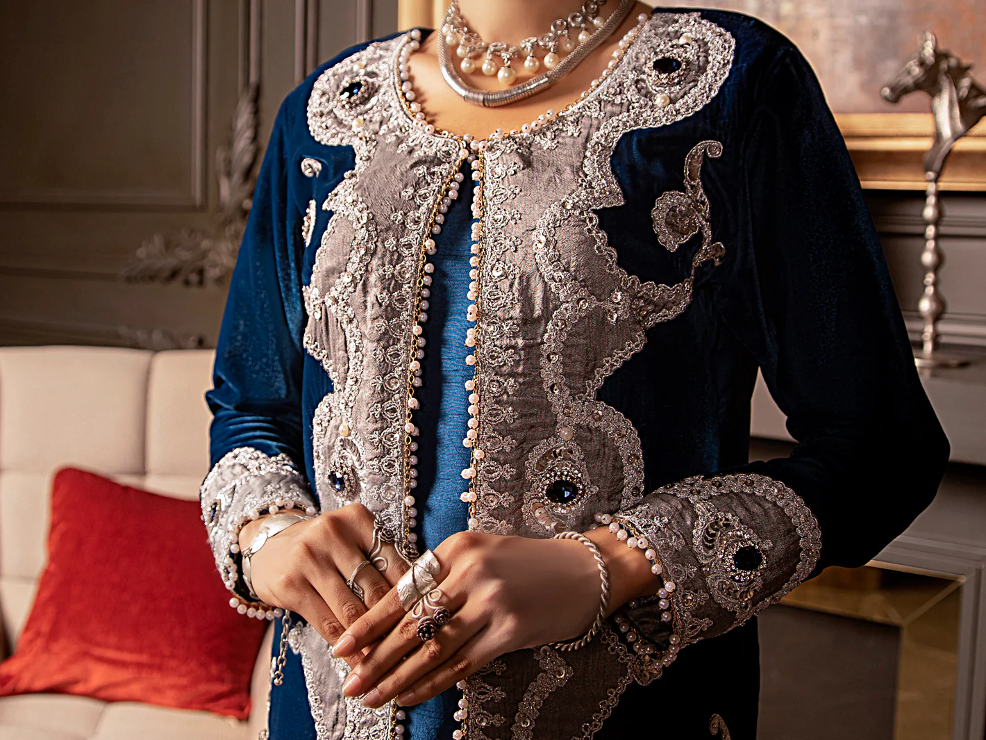 ROYAL BLUE 2PC STITCHED | AL-2PS-LS-US-339/AM-2452A - Image 3