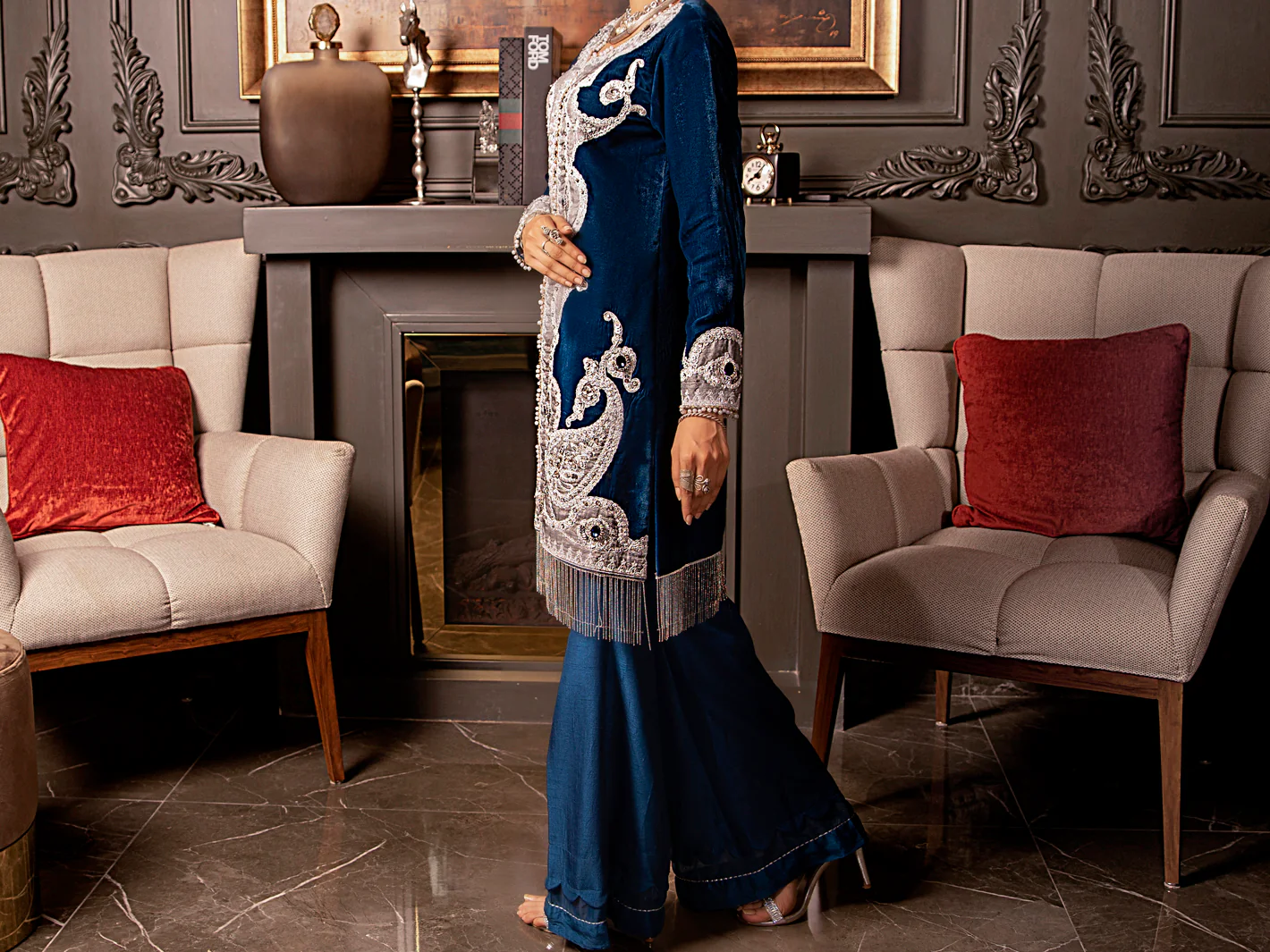 ROYAL BLUE 2PC STITCHED | AL-2PS-LS-US-339/AM-2452A - Image 4