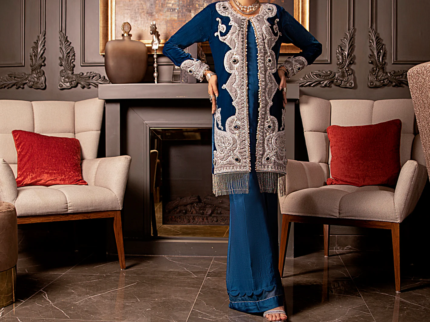 ROYAL BLUE 2PC STITCHED | AL-2PS-LS-US-339/AM-2452A - Image 5