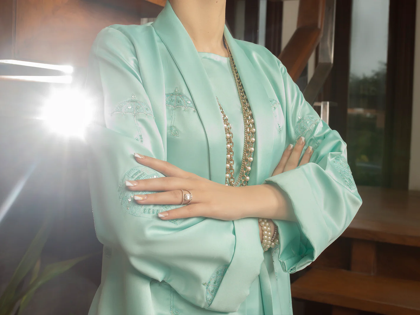 FEROZI SATIN 2PC STITCHED | AL-2PS-LS-US-364/AM-2586C - Image 6