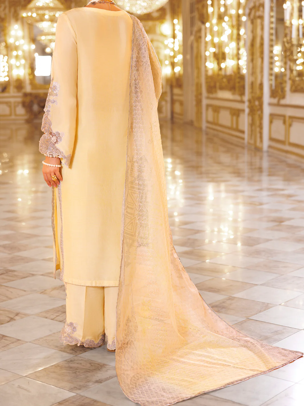 LEMON SHEESHA SILK 3PC STITCHED | AL-3PS-LS-503/AM-3001F - Image 2