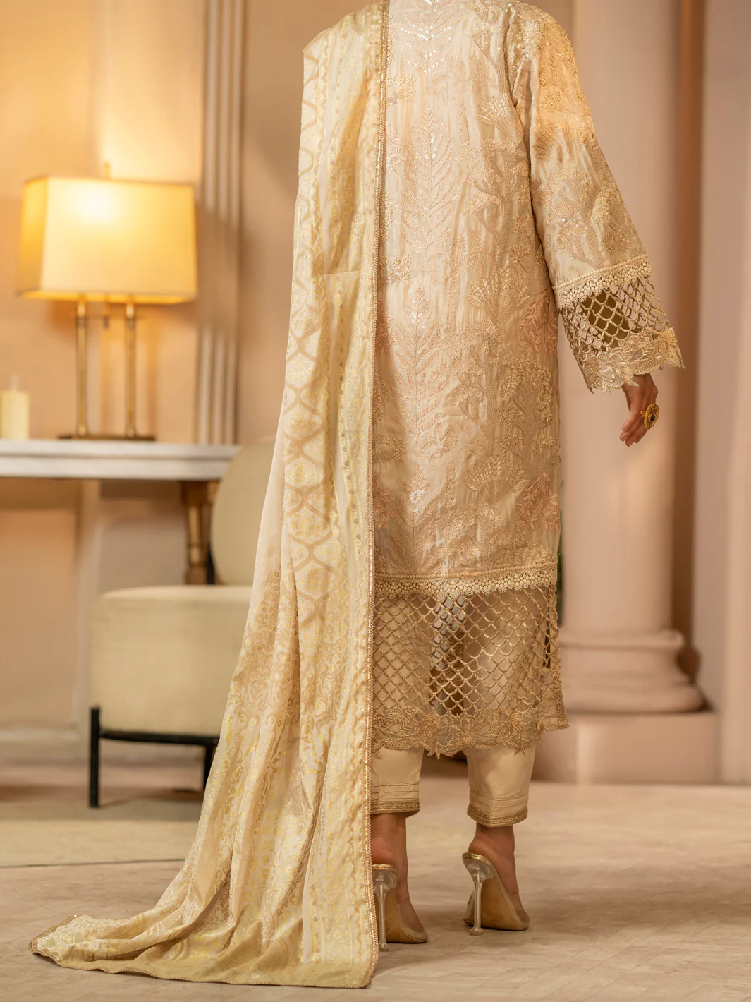 LIGHT BROWN 3PC STITCHED | AL-3PS-LS-US-423/AM-2797D - Image 2