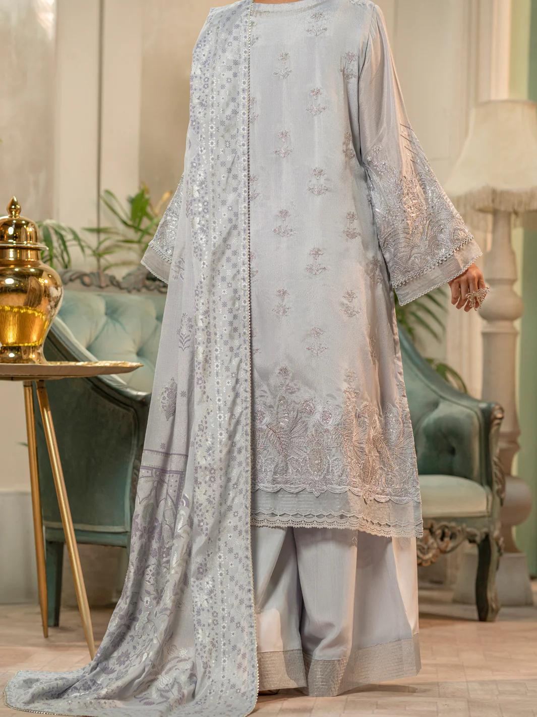 GREY 3PC STITCHED | AL-3PS-LS-US-425/AM-2797E - Image 2