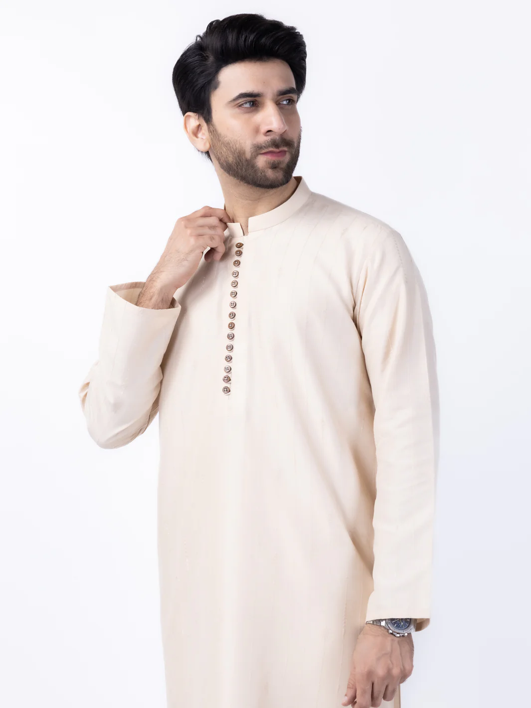 CREAM KURTA | AL-K-1121B/AM-6153B - Image 3