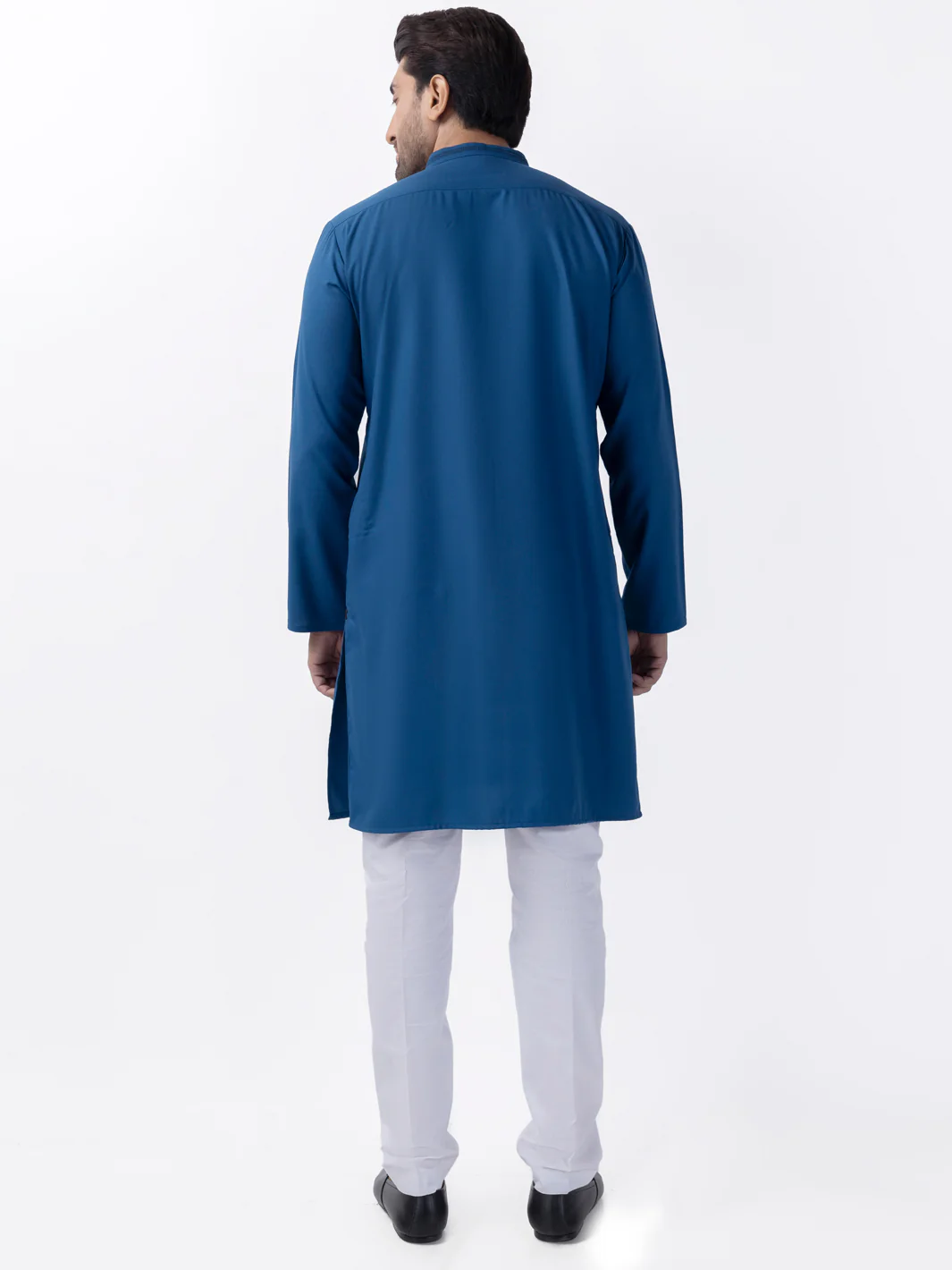 BLUE BLENDED KURTA | AL-K-1166/AM-6189A - Image 2