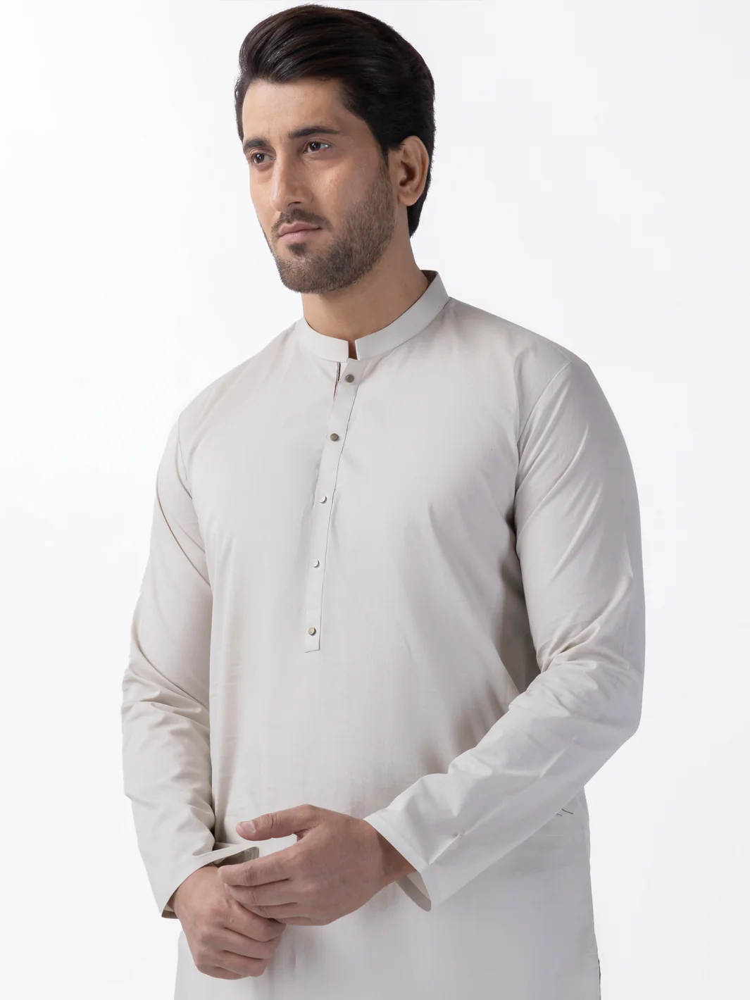 LIGHT SAGE BLENDED KURTA | AL-K-1169/AM-6200B - Image 2