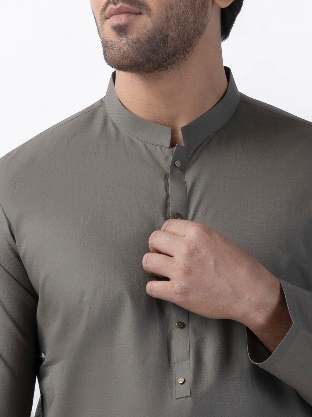 GREEN BLENDED KURTA | AL-K-1170/AM-6200C - Image 3