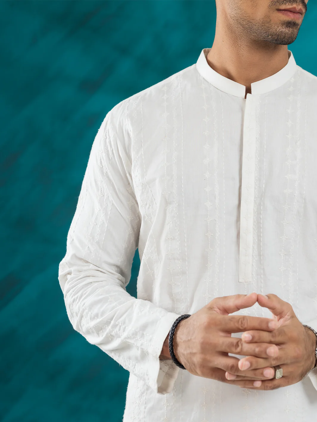 WHITE KURTA | AL-K-1171A/AM-6233-AS - Image 3