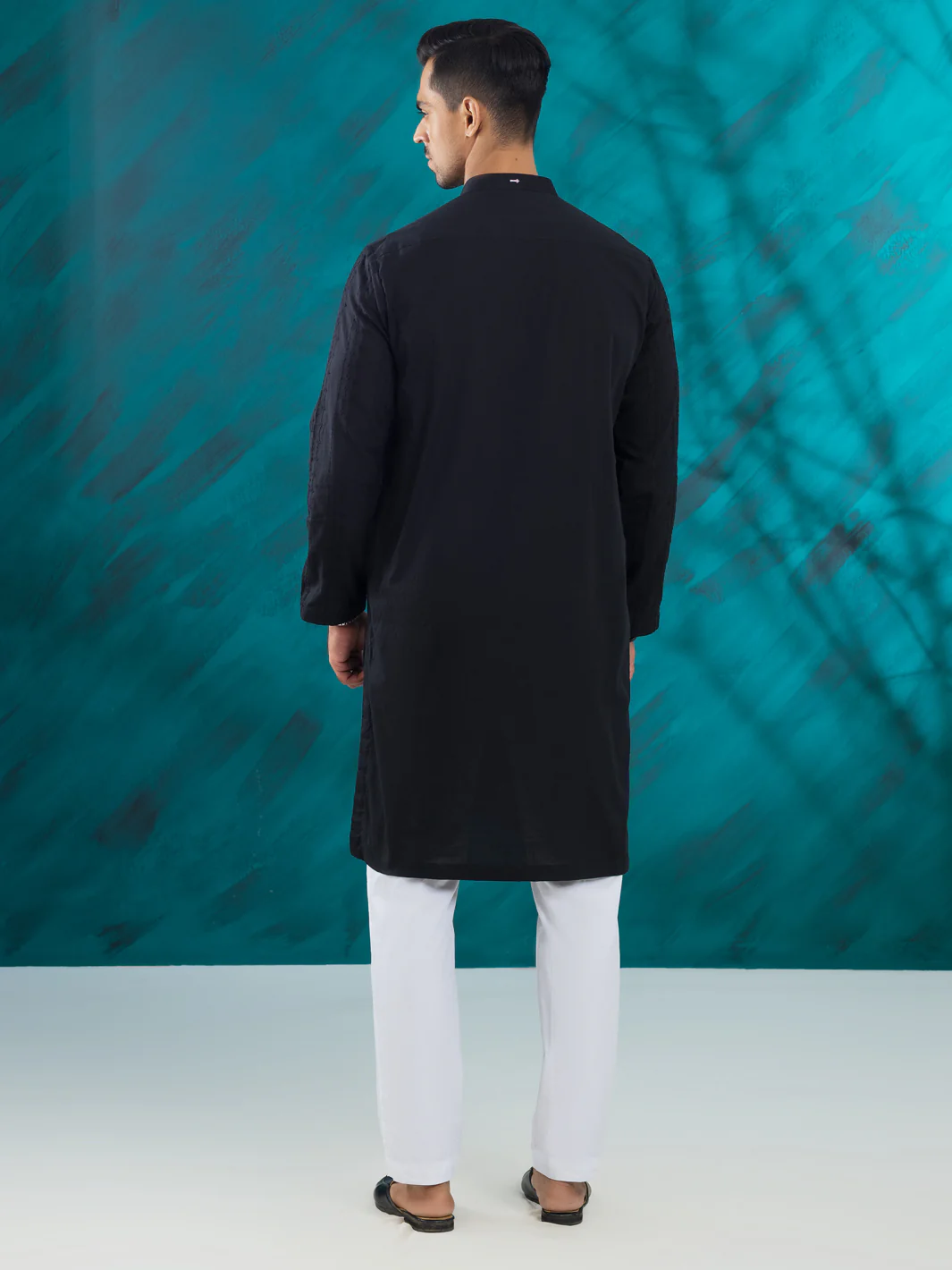 BLACK KURTA | AL-K-1171B/AM-6233-BS - Image 3