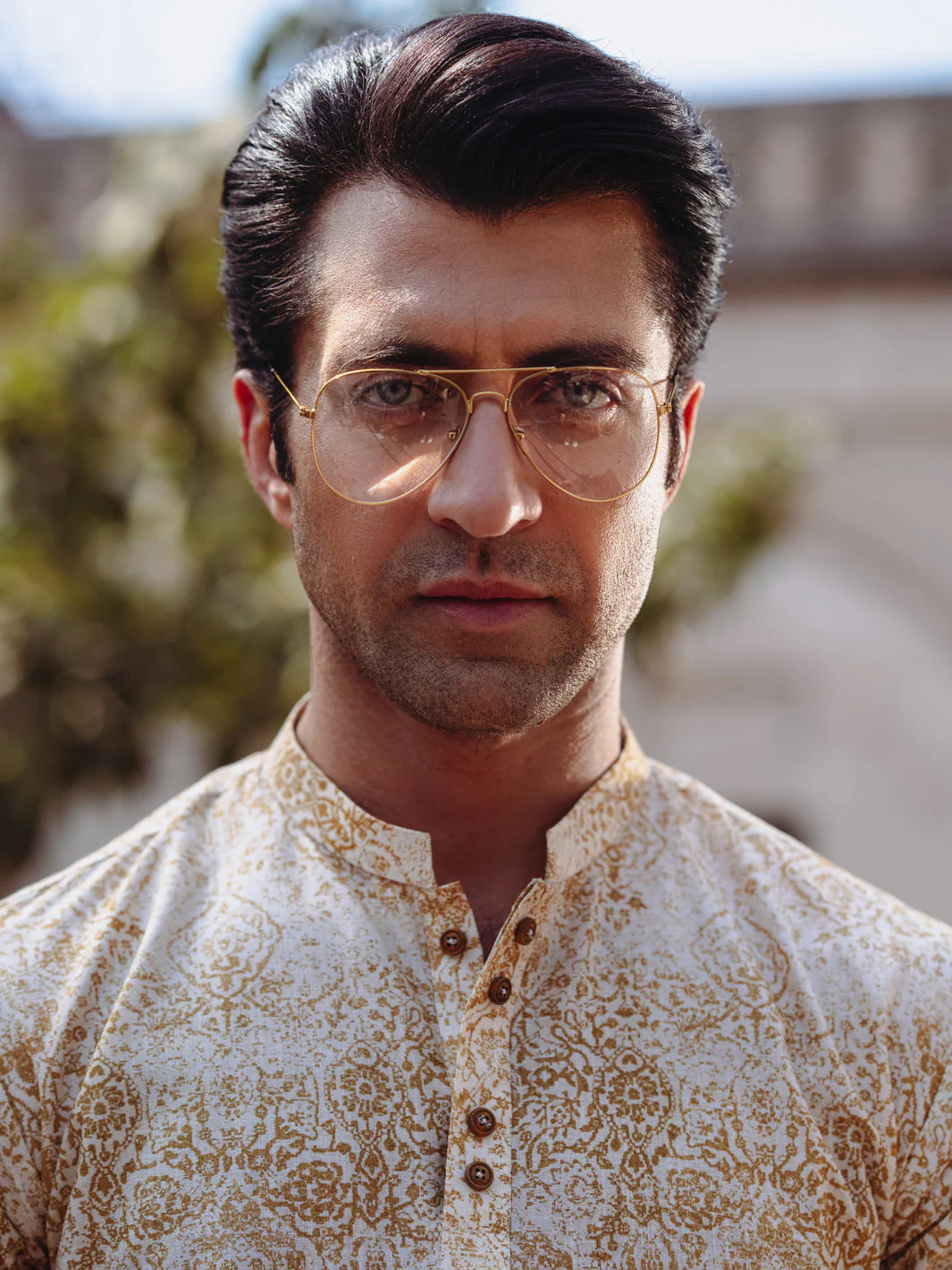 MUSTARD COTTON KURTA | AL-K-1187/AM-6310B - Image 4