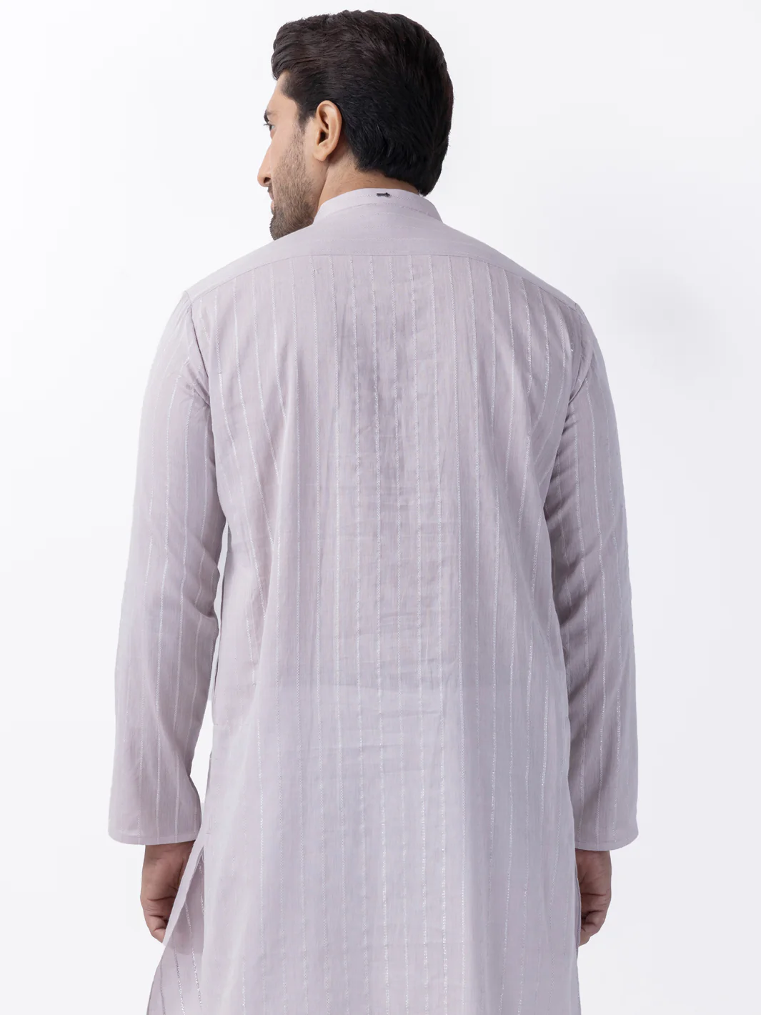 LIGHT PINK COTTON KURTA | AL-K-1196C/ALR-073F - Image 3