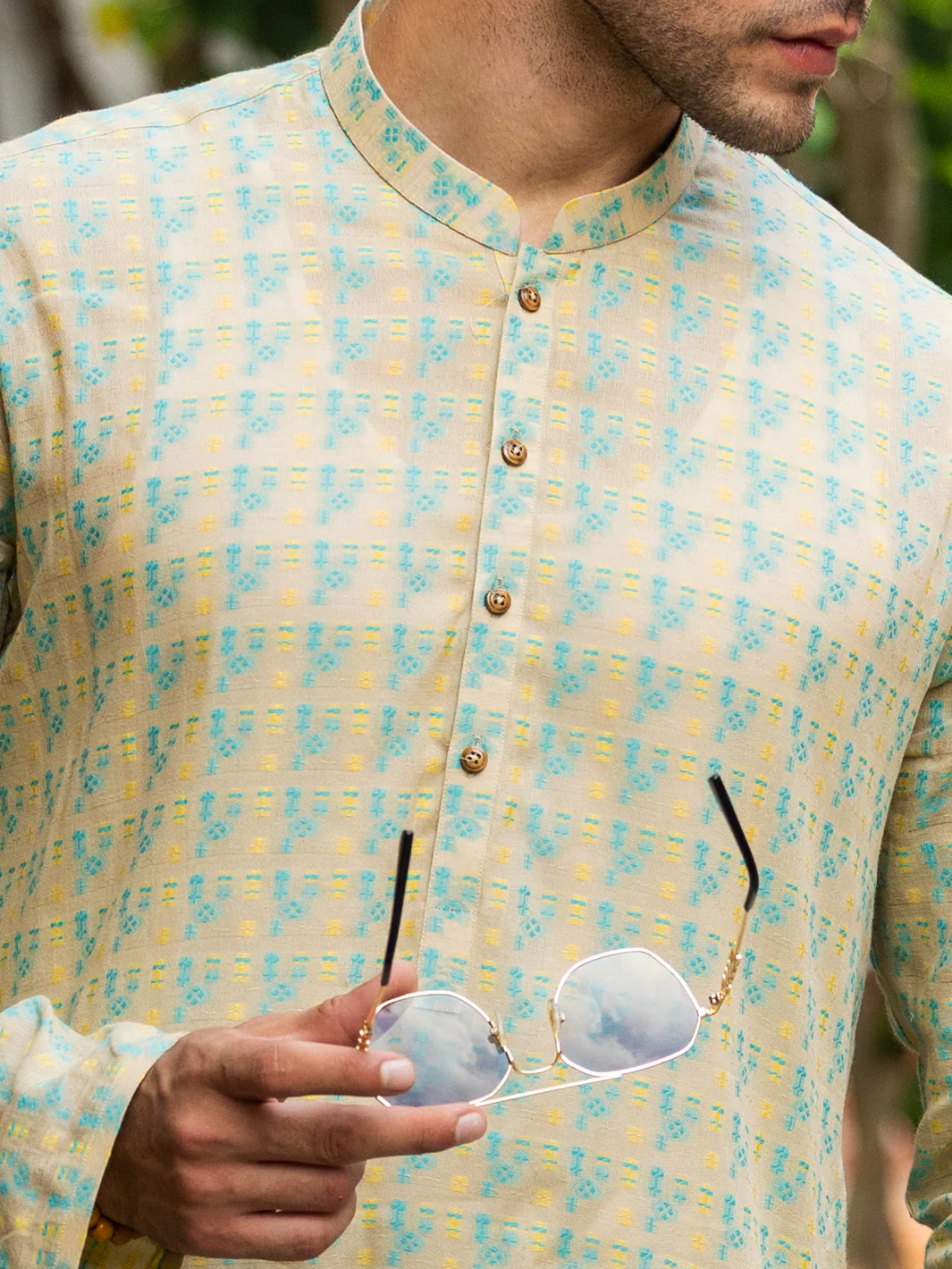 FAWN COTTON KURTA | AL-K-1235B/AM-6325B - Image 3