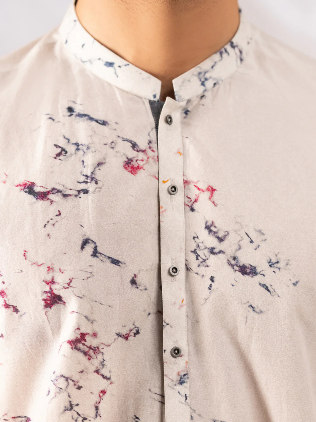 SKY BLUE COTTON KURTA | AL-K-1284/AM-6311N - Image 4