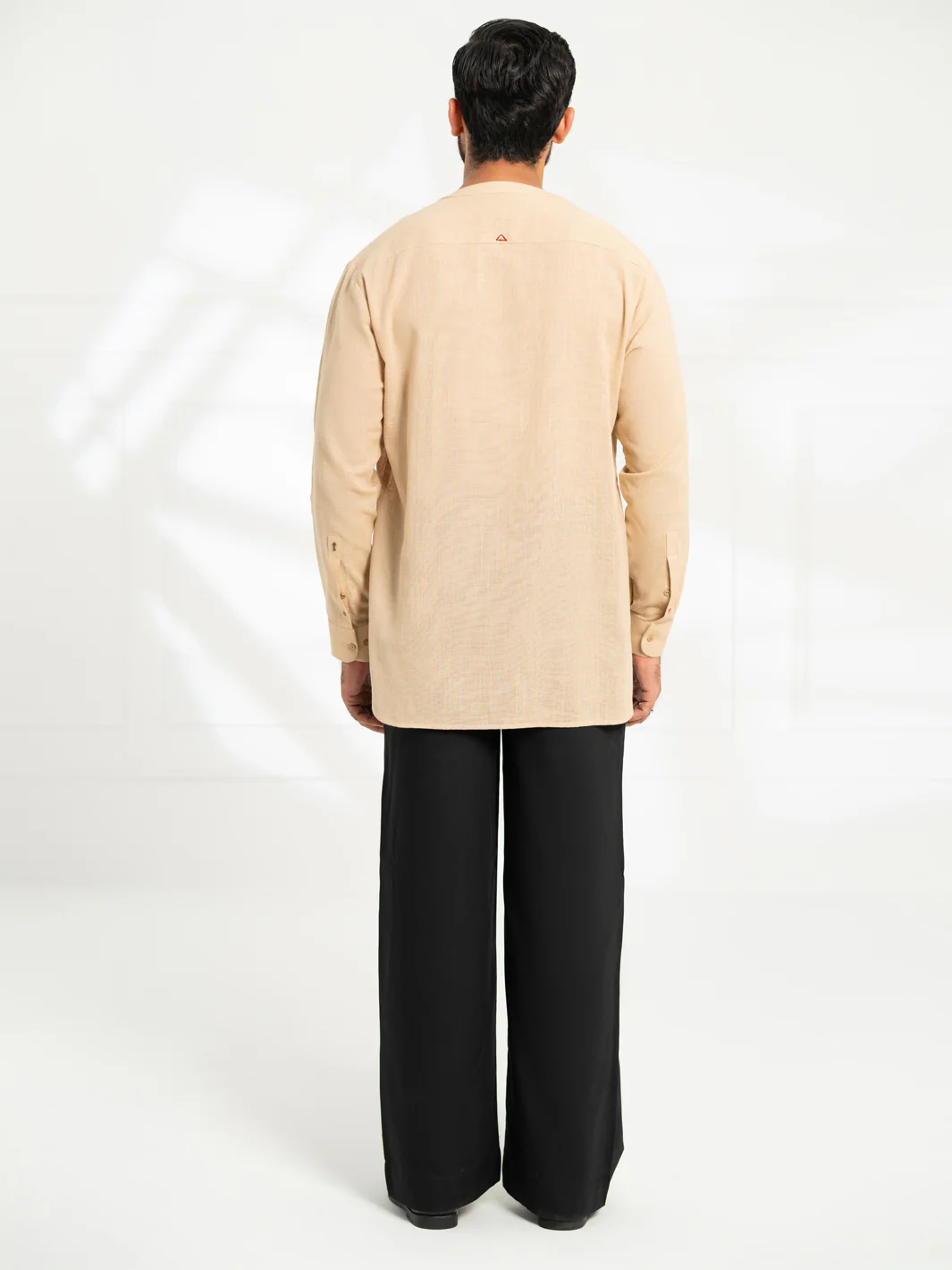 BEIGE COTTON KURTA | AL-K-1291/AM-15036A - Image 8