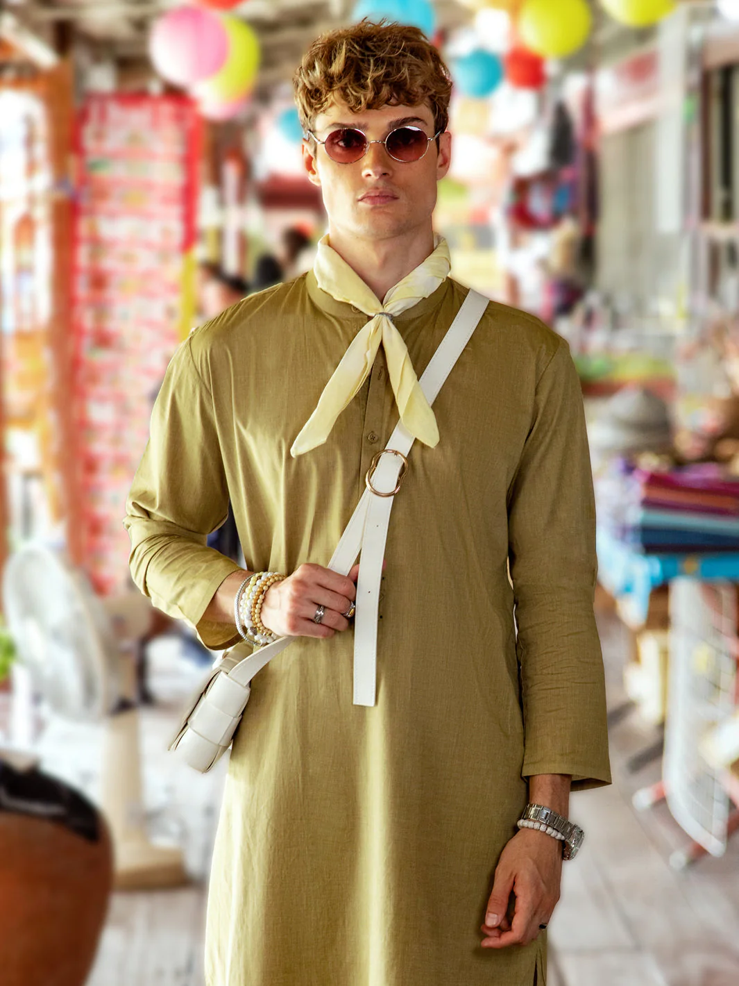 PISTA GREEN KURTA | AL-K-US-24-1139C - Image 3