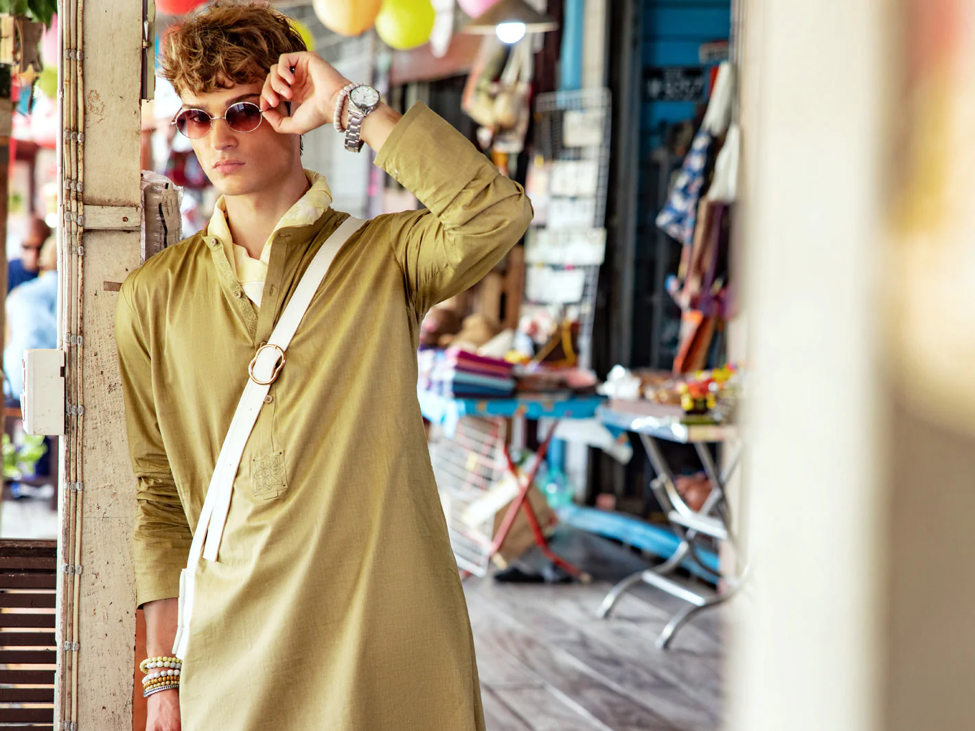 PISTA GREEN KURTA | AL-K-US-24-1139C - Image 4