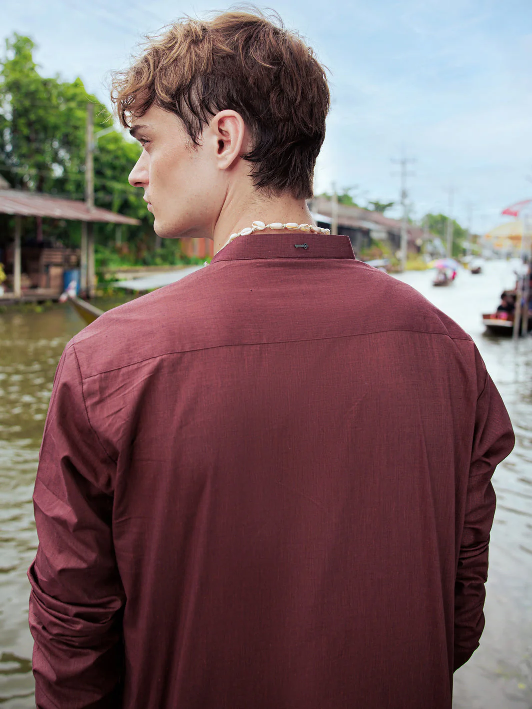 RUST RED KURTA | AL-K-US-24-1139D - Image 3
