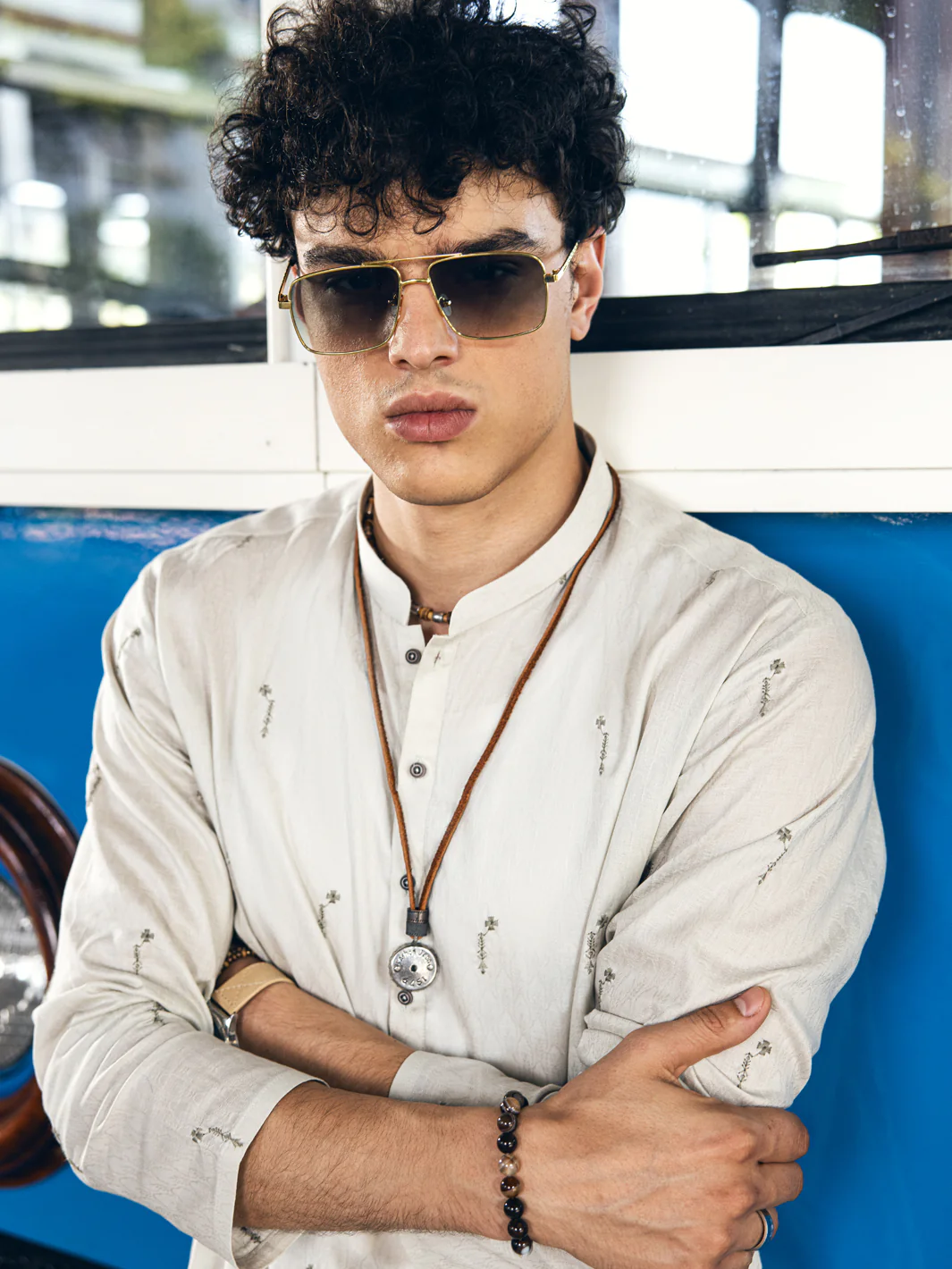 LIGHT GREY KURTA | AL-K-US-24-1147C - Image 3