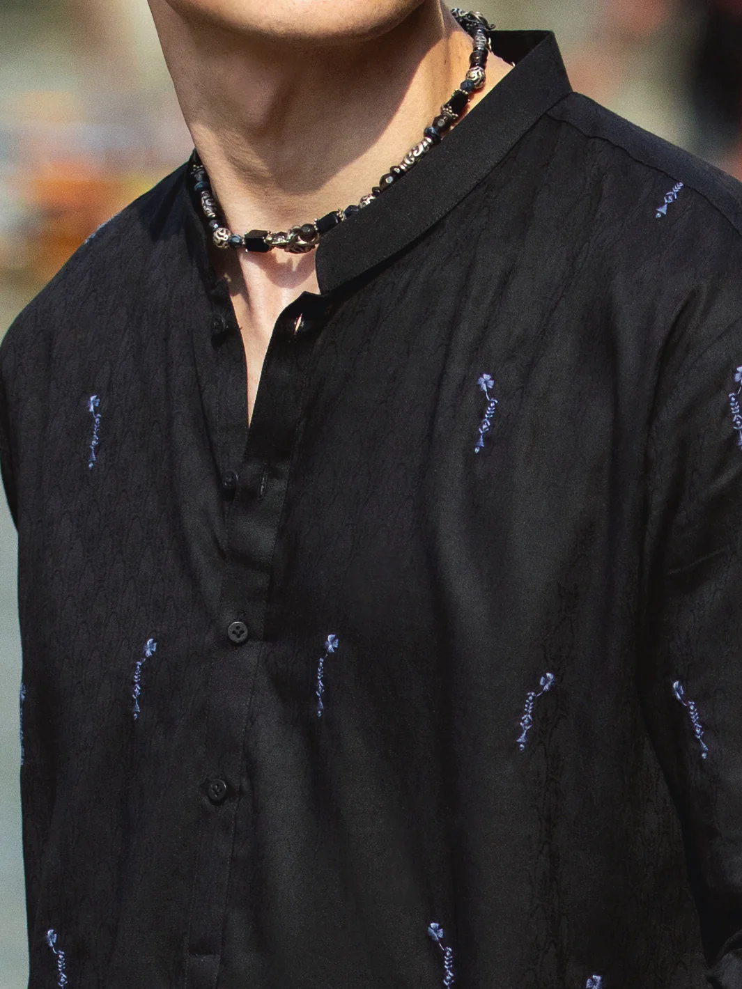 BLACK KURTA | AL-K-US-24-1147D - Image 2
