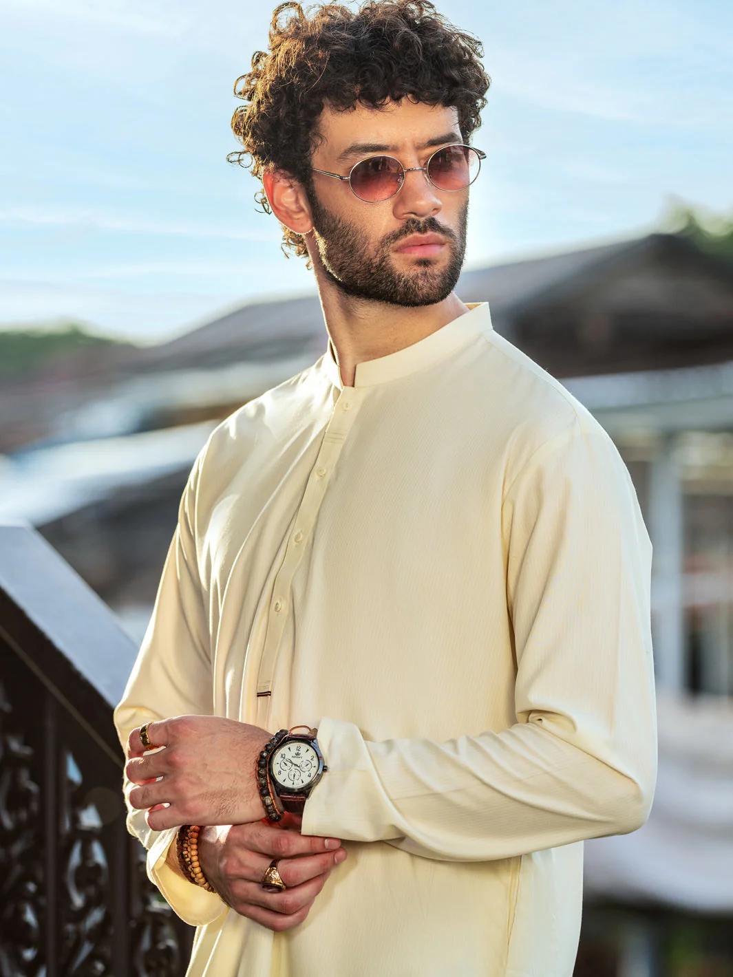 OFF WHITE KURTA | AL-K-US-24-1148A - Image 2