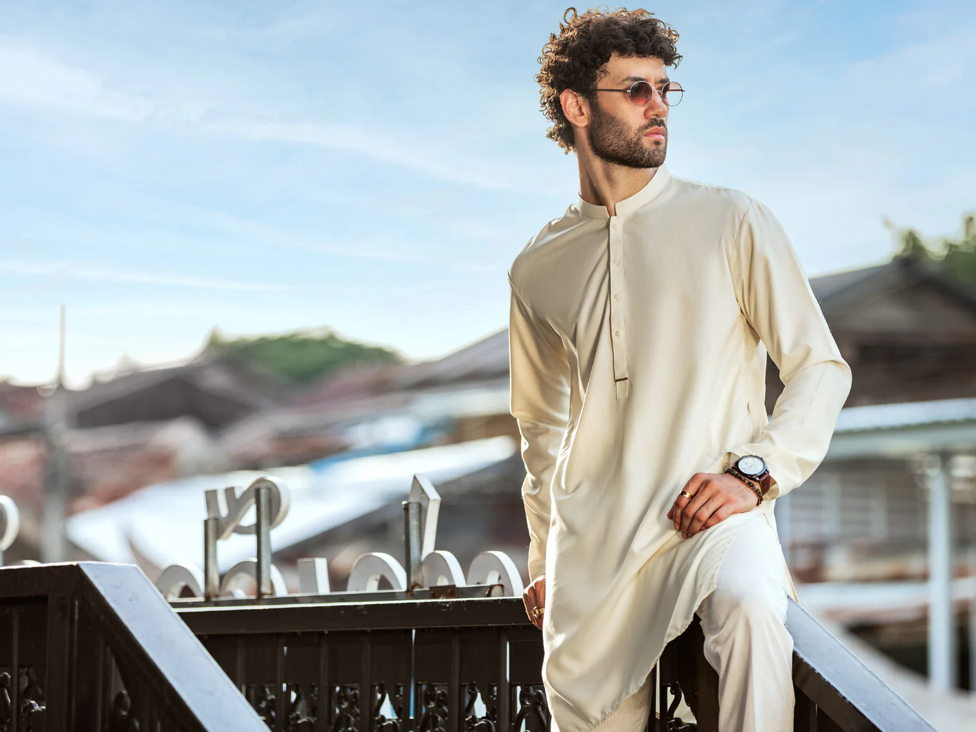 OFF WHITE KURTA | AL-K-US-24-1148A - Image 4