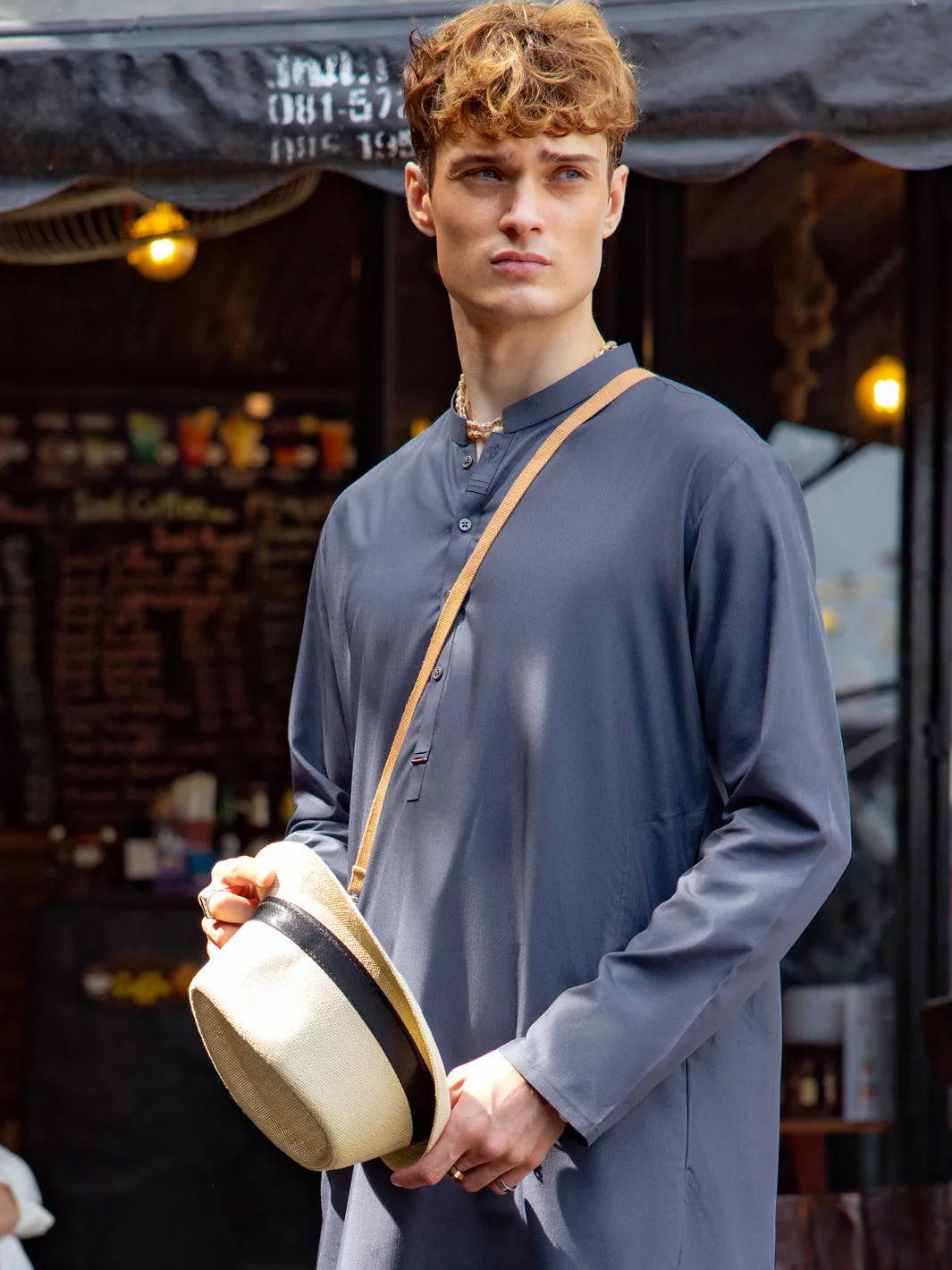 GREY KURTA | AL-K-US-24-1148B - Image 4