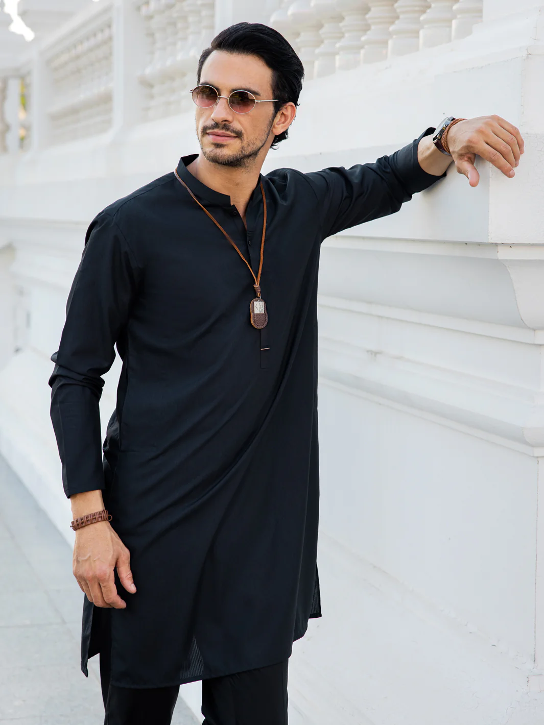BLACK KURTA | AL-K-US-24-1148C - Image 2