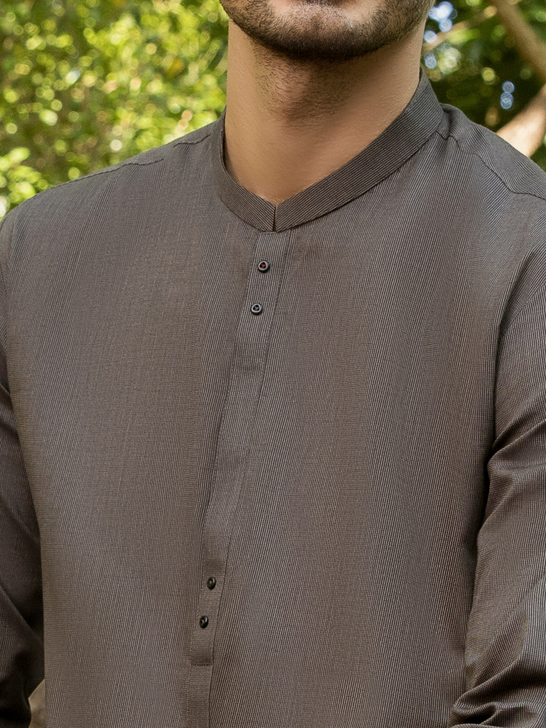 GREY COTTON KURTA | AL-K-US-1010/AM-925-1E - Image 2