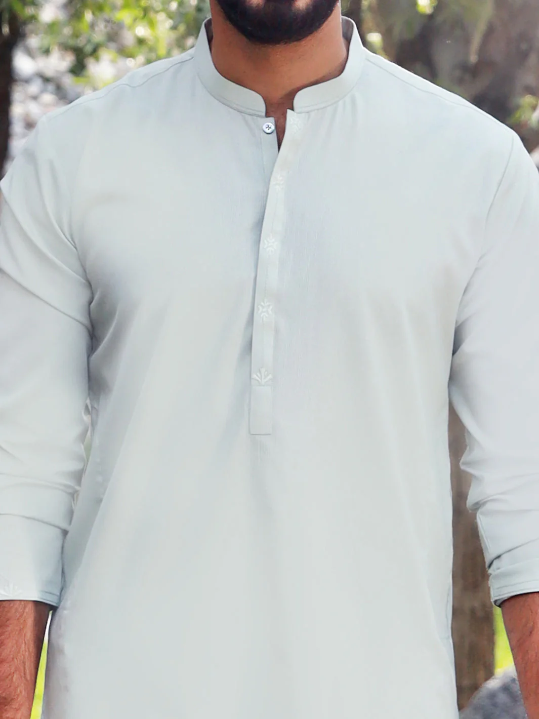 MINT GREEN VISCOSE KURTA | AL-K-US-1016/AM-5045C - Image 2