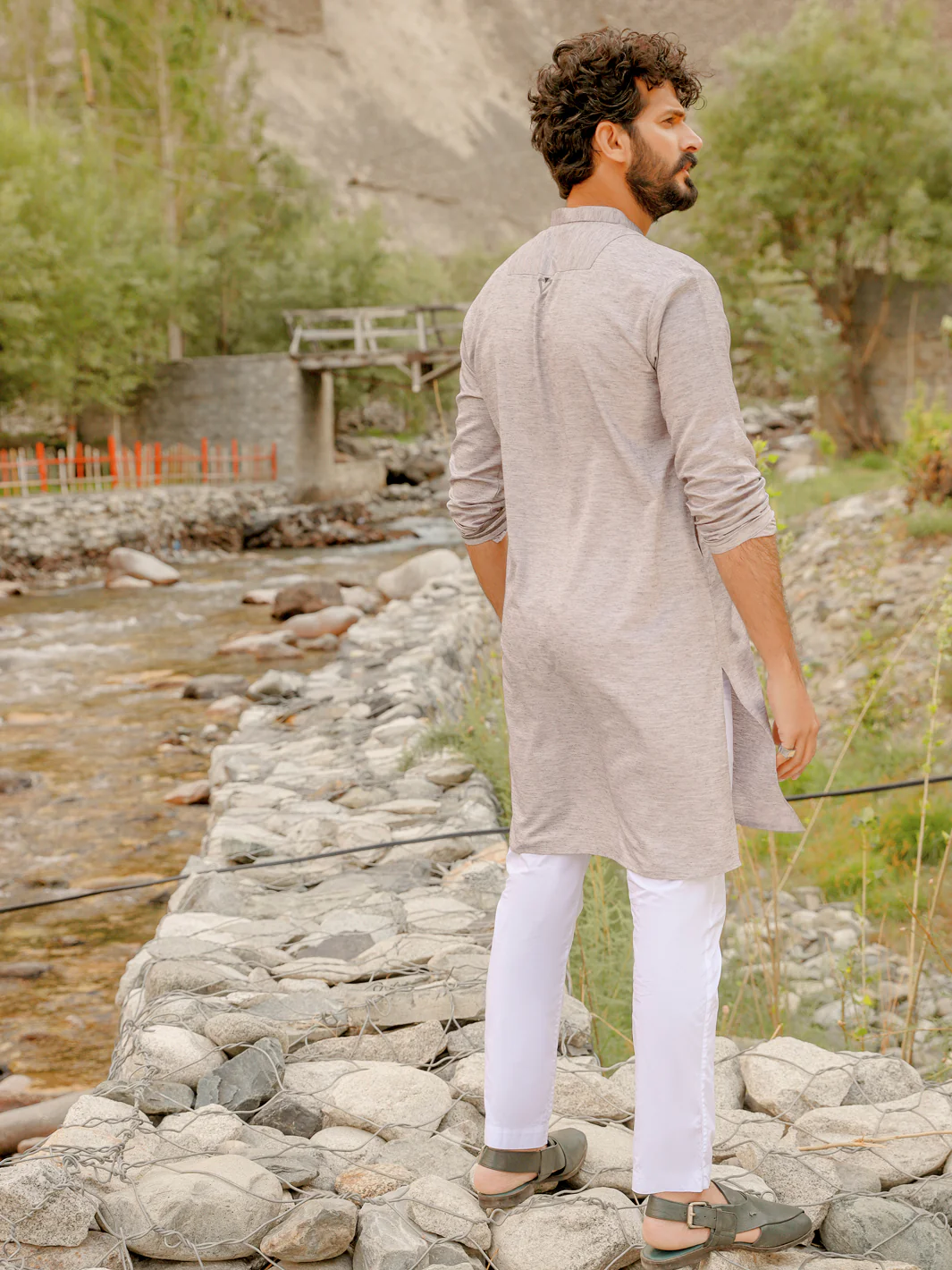LIGHT PURPLE KURTA | AL-K-US-1033/AM-5082D - Image 3