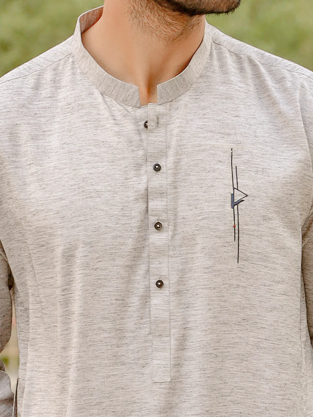 GREY KURTA | AL-K-US-1034/AM-5082E - Image 2
