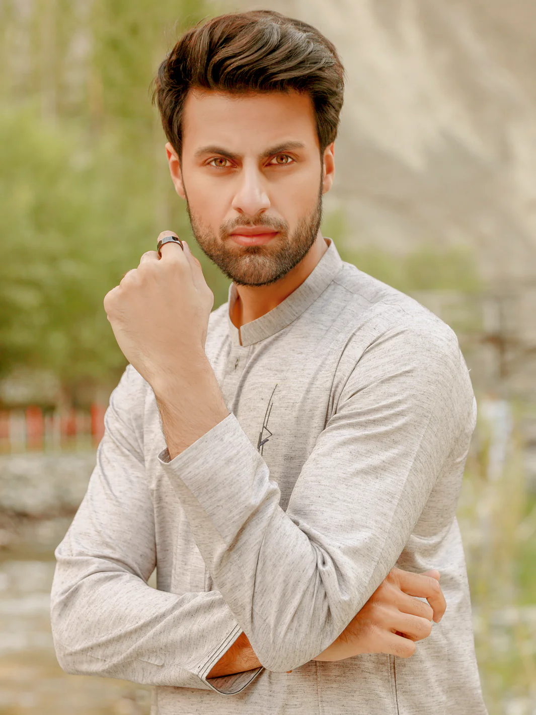 GREY KURTA | AL-K-US-1034/AM-5082E - Image 4