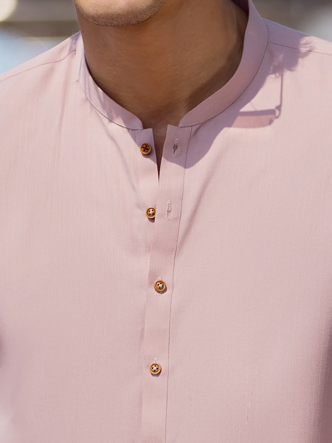PINK VISCOSE KURTA | AL-K-US-1046/AM-5075E - Image 3