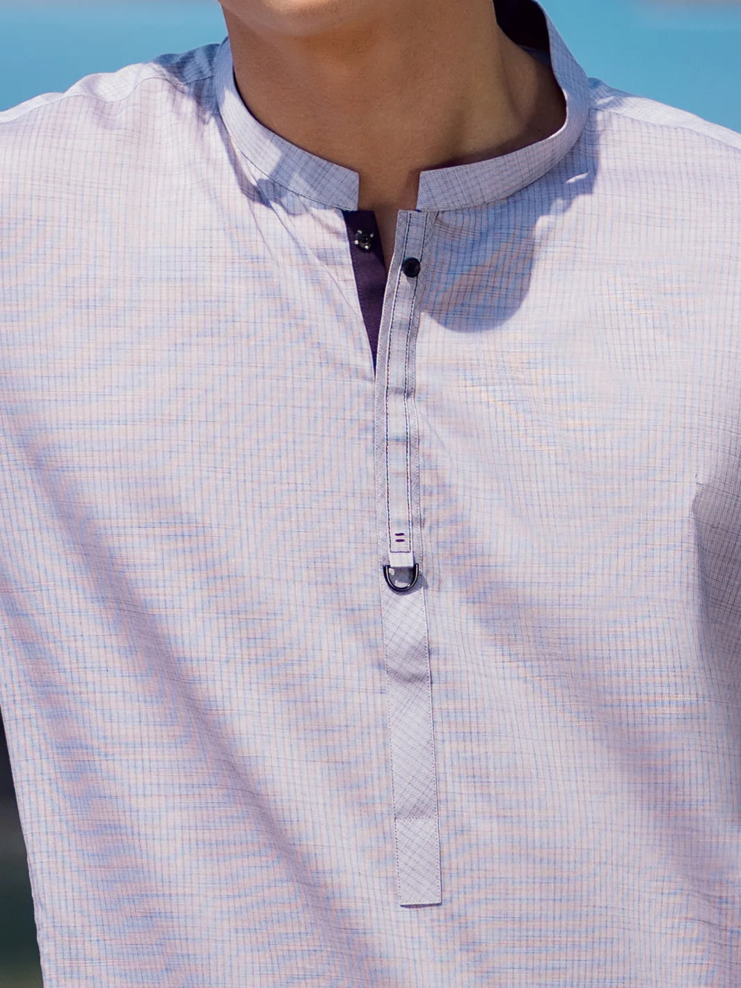 LIGHT PURPLE COTTON KURTA | AL-K-US-1052/AM-5076C - Image 2