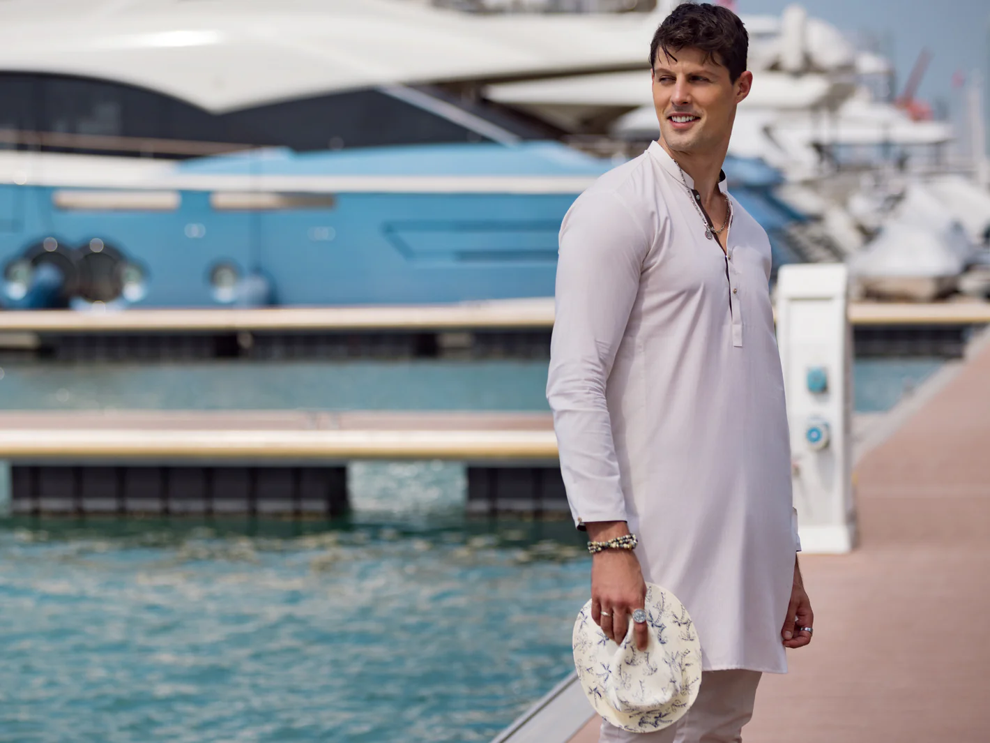 CREAM COTTON KURTA | AL-K-US-1054/AM-5076A - Image 3