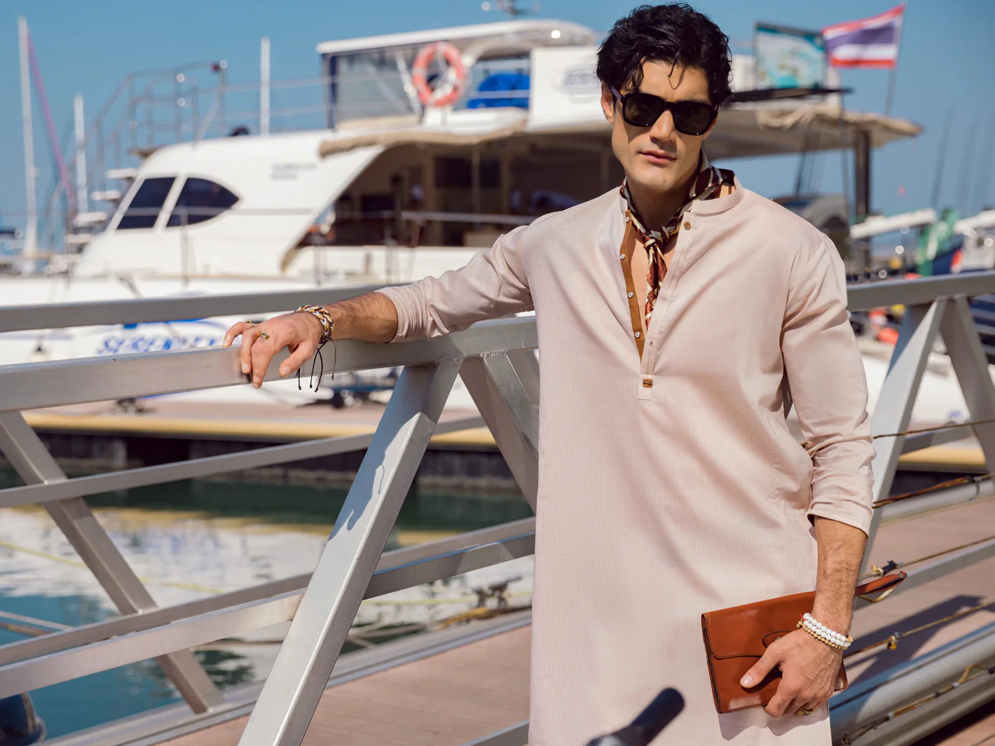 PEACH COTTON KURTA | AL-K-US-1055/AM-5076B - Image 3