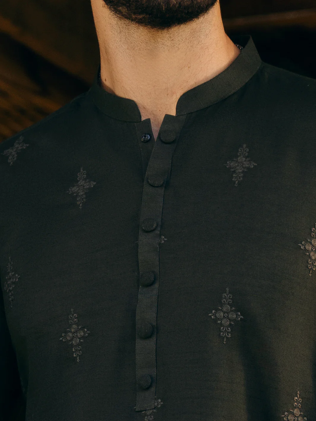 GREEN COTTON KURTA | AL-K-US-1063B/AM-6003C - Image 2