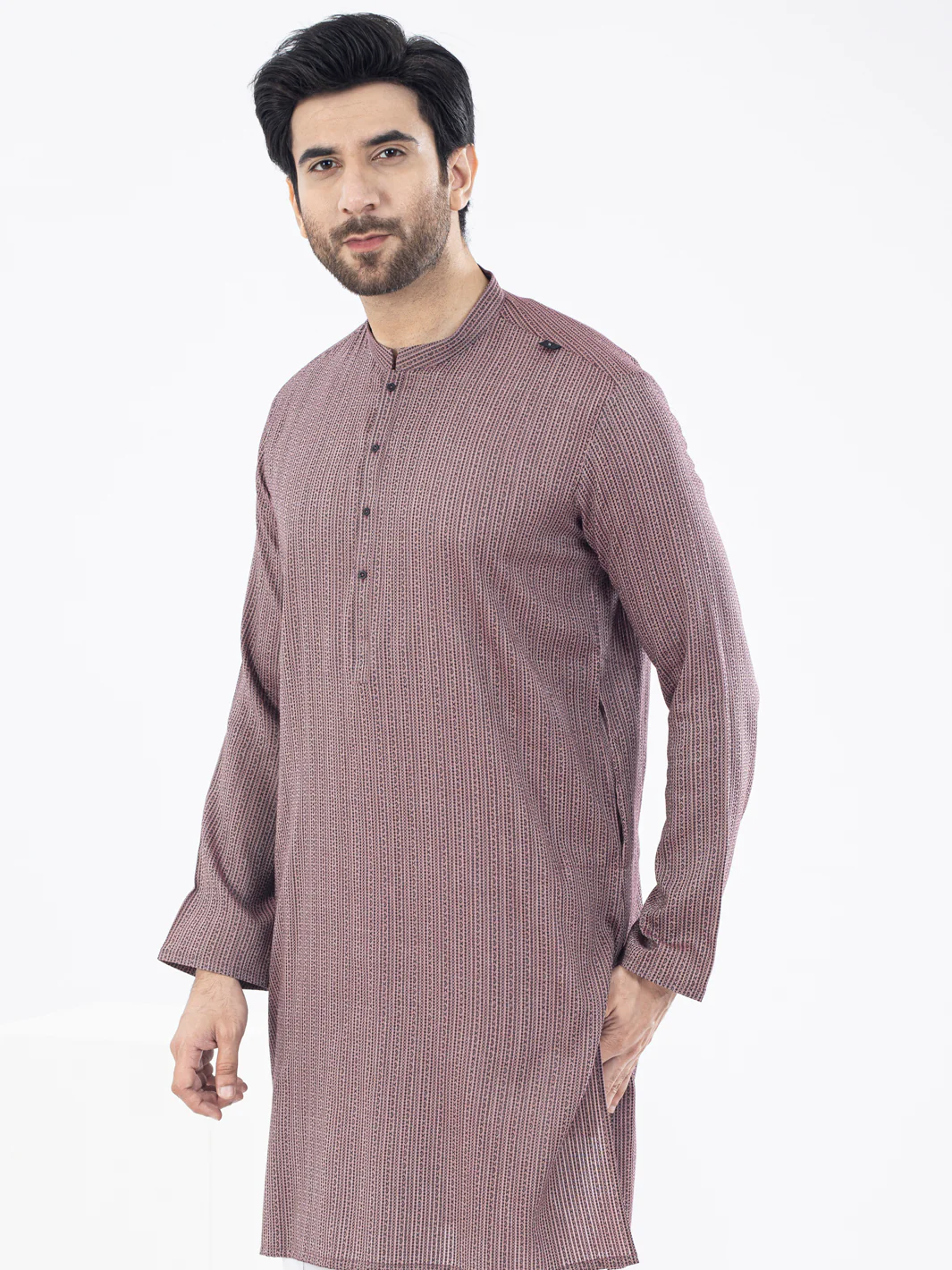 PINK COTTON KURTA | AL-K-US-1071/AM-5071H - Image 4