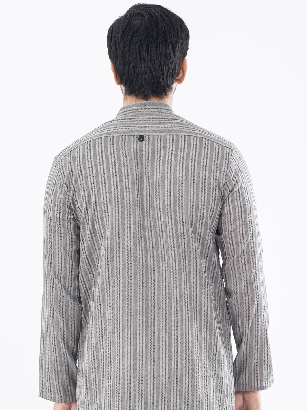 GREY COTTON KURTA | AL-K-US-1076/AM-5071L - Image 3
