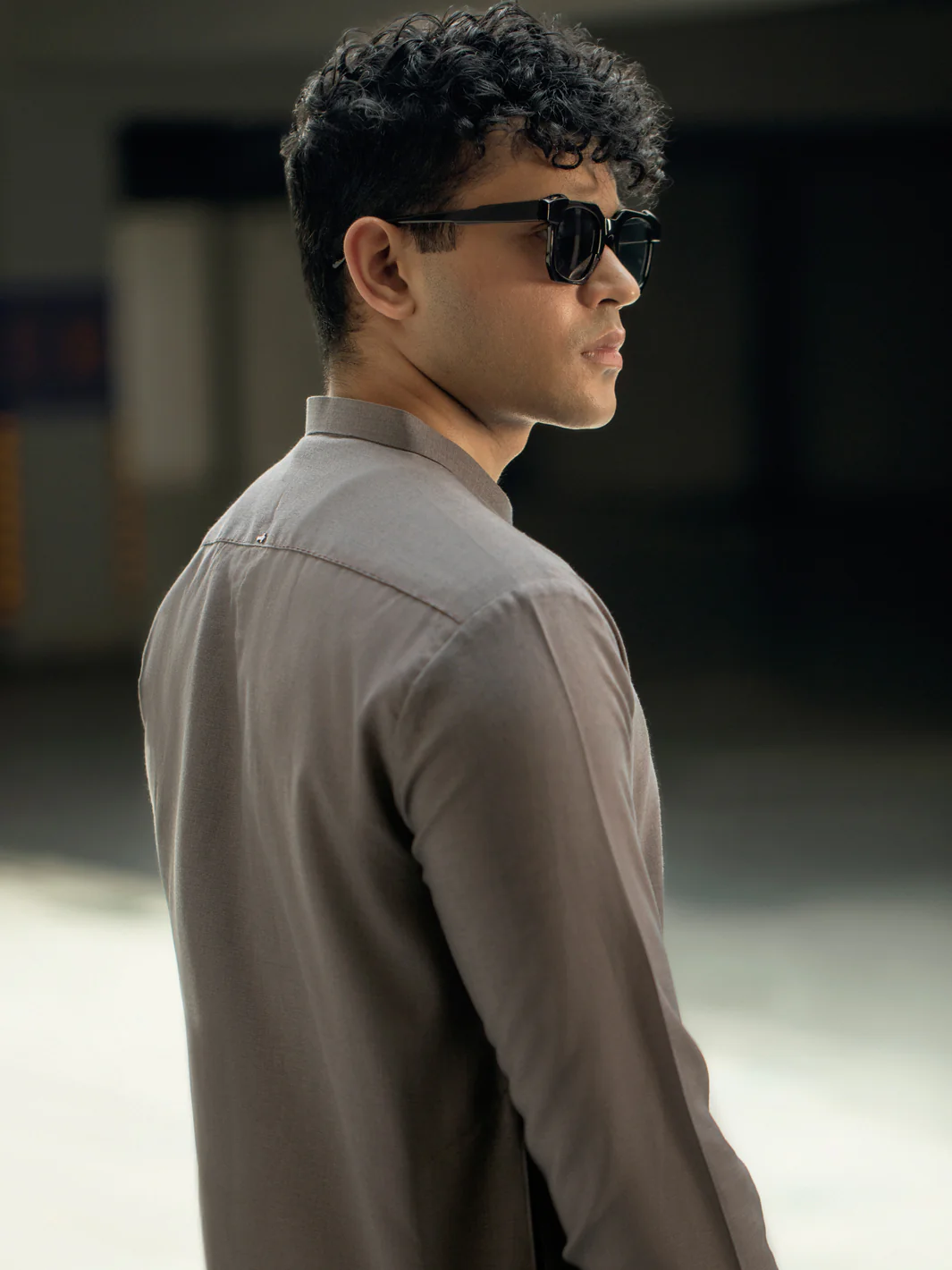 BROWN KURTA | AL-K-US-1089/AM-6103C - Image 3