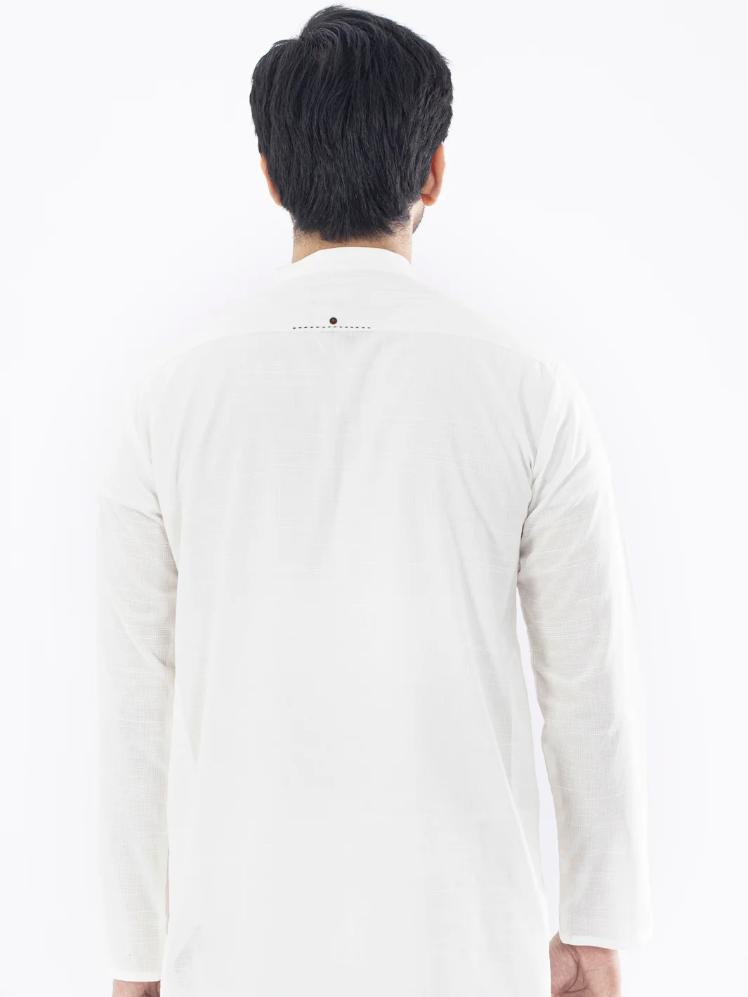 WHITE COTTON KURTA | AL-K-US-1099/AM-6007A - Image 3