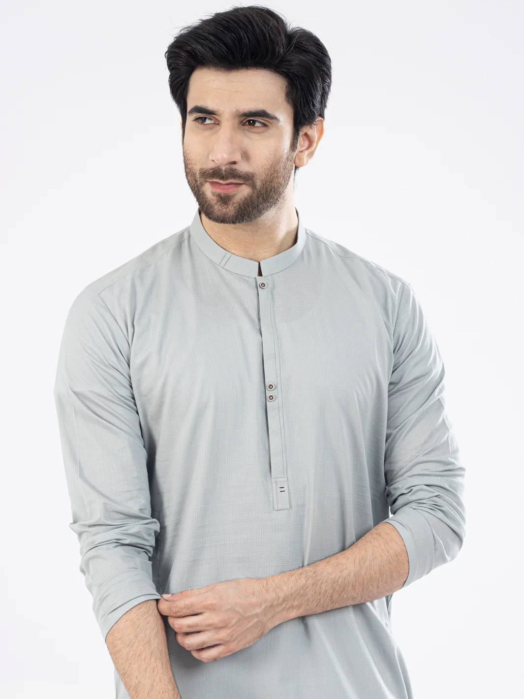 LIGHT GREEN COTTON KURTA | AL-K-US-1100/AM-6007C - Image 2