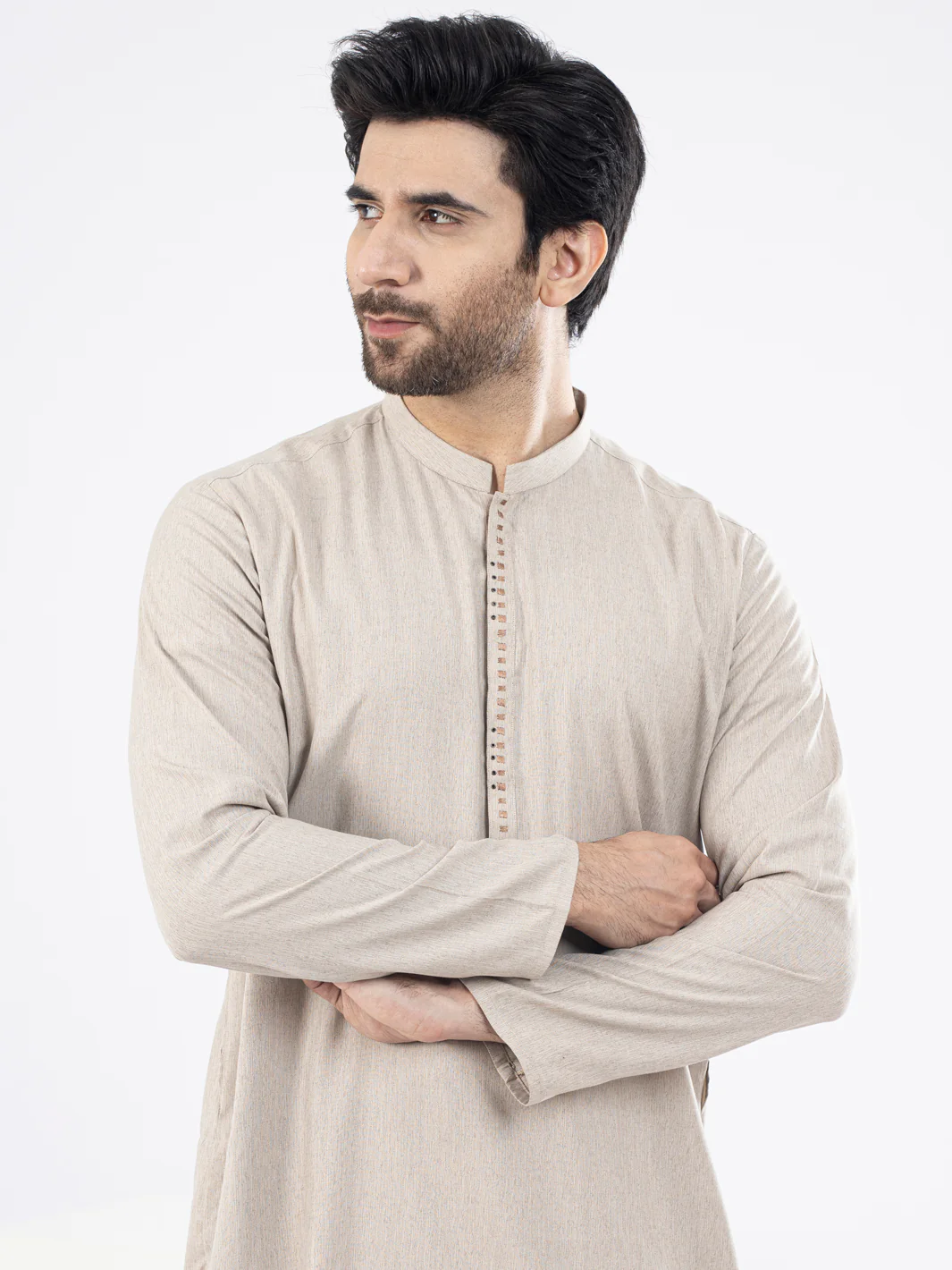 FAWN BLENDED KURTA | AL-K-US-1107/AM-6109B - Image 2