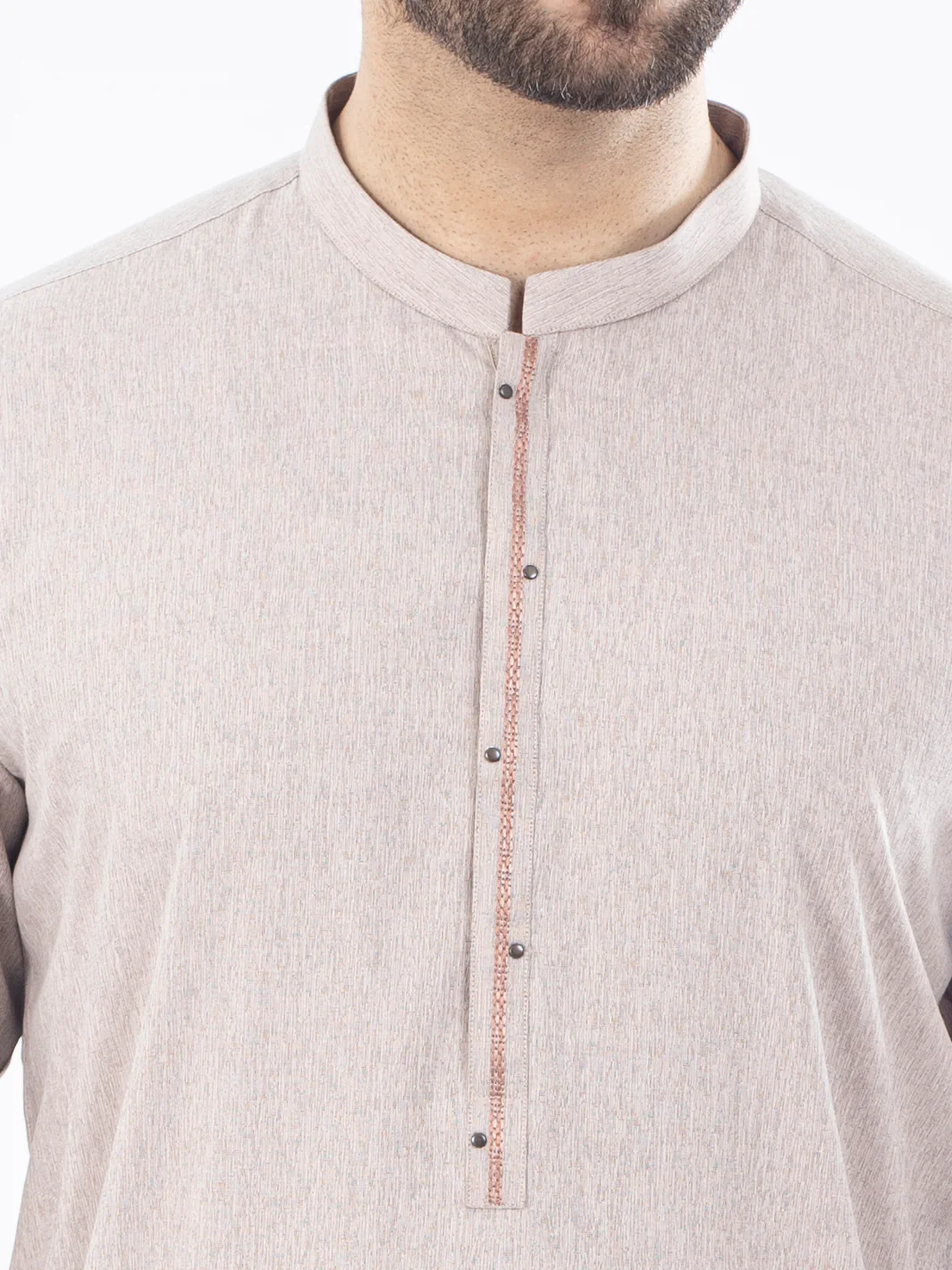 TEA PINK BLENDED KURTA | AL-K-US-1108/AM-6109C - Image 2