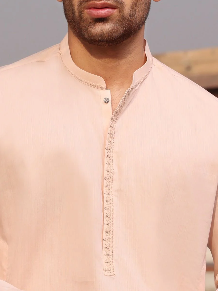 PINK COTTON KURTA | AL-K-US-892 V-2 2021 - Image 3