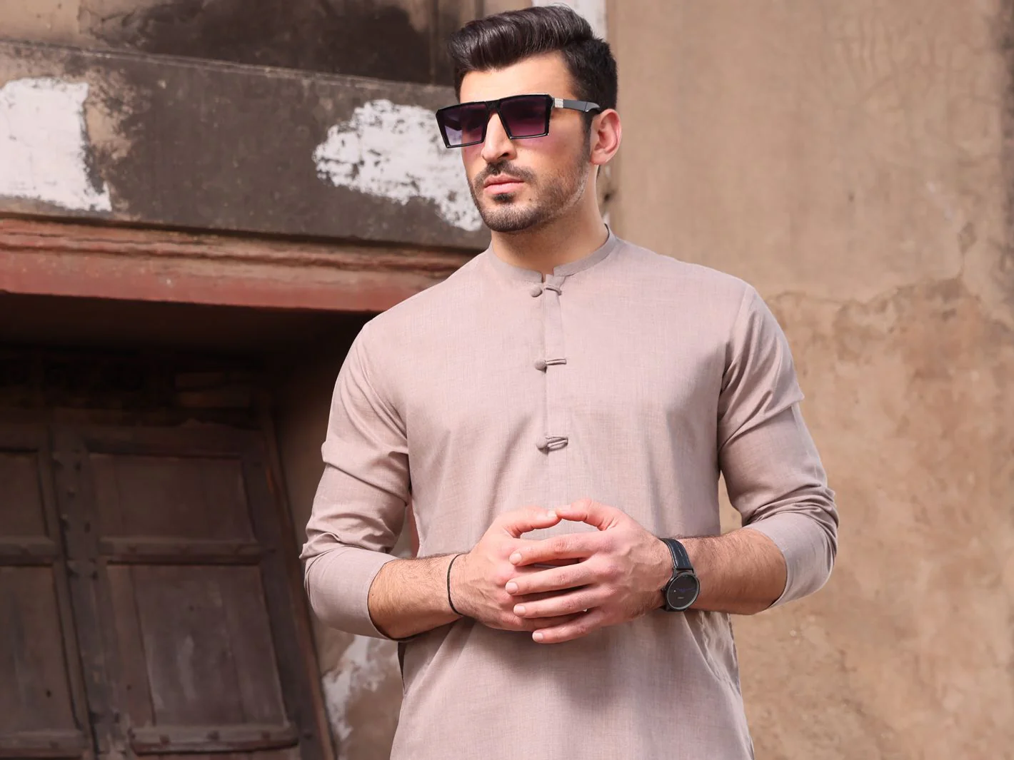 LIGHT BLUE KURTA | AL-K-US-928 V-2 2021 - Image 3