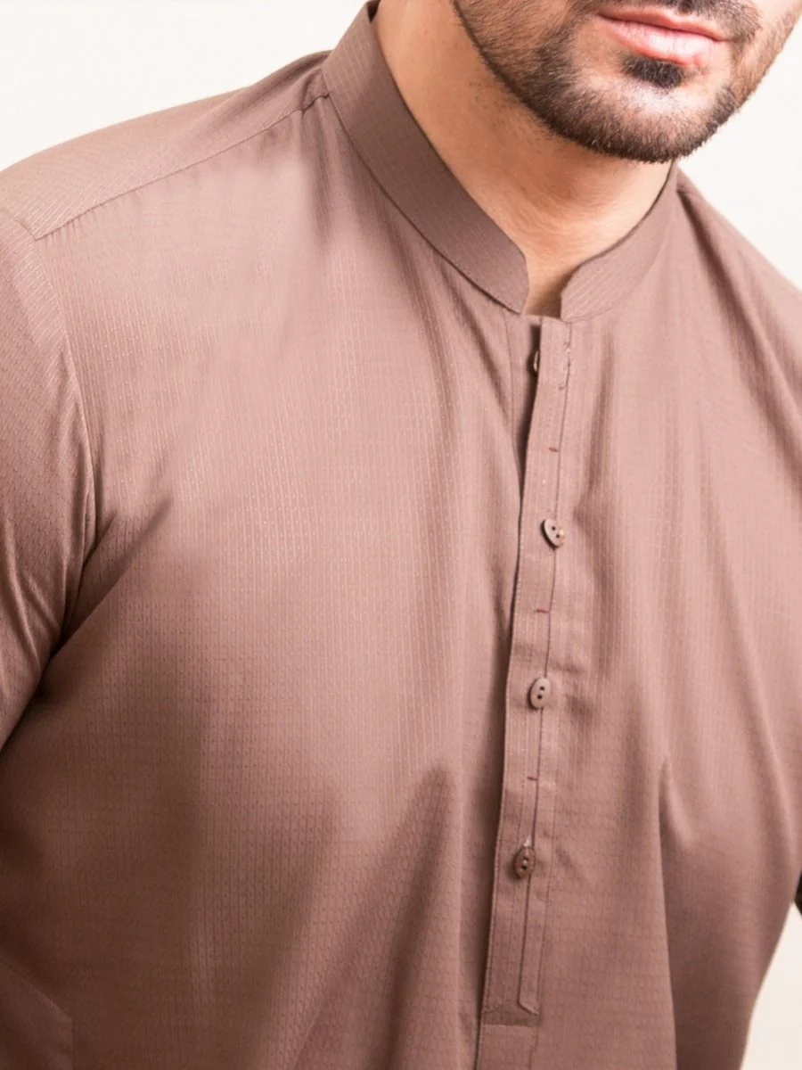 BROWN VISCOSE KURTA | AL-K-US-935/AM-904A - Image 3