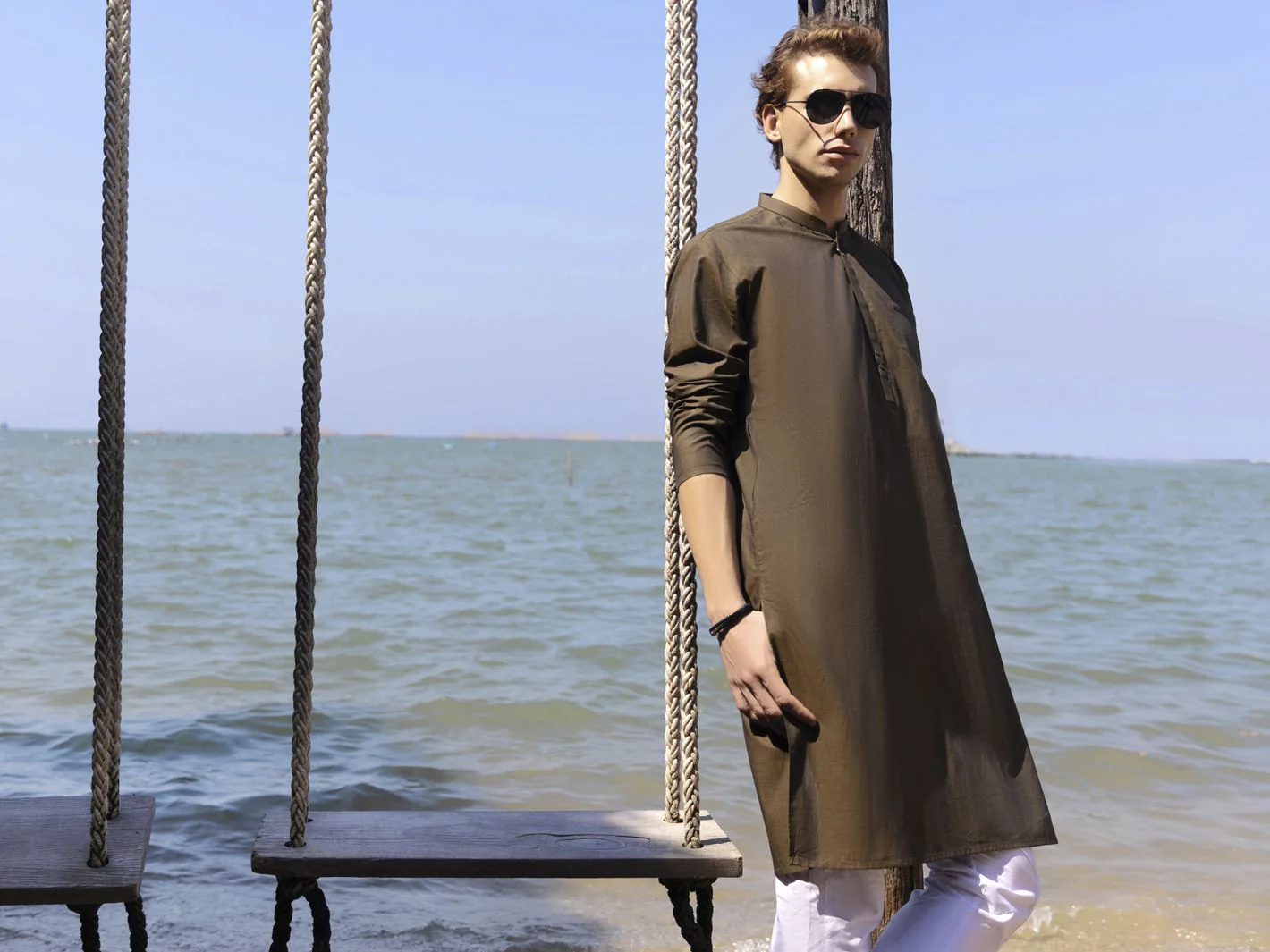 OLIVE GREEN KURTA | AL-K-US-939/AM-946C - Image 4