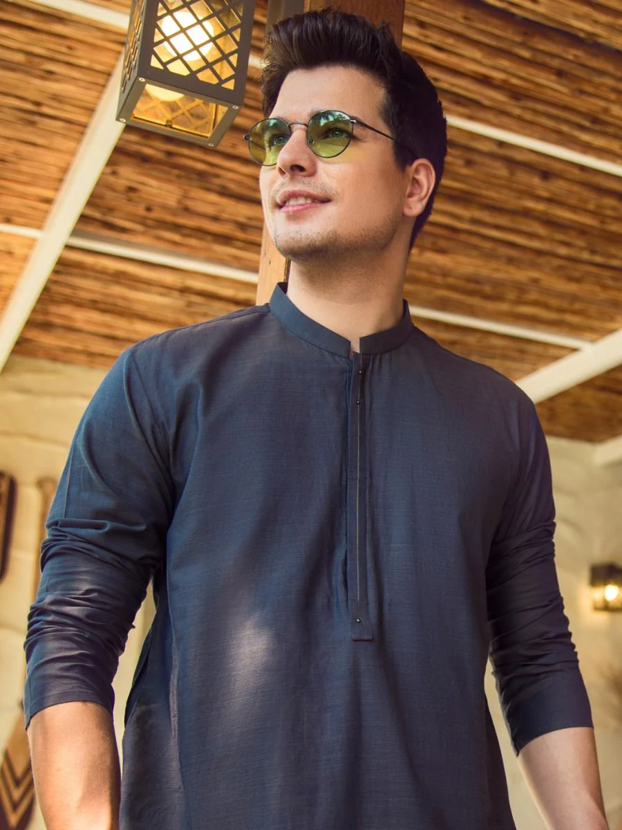 GREY KURTA | AL-K-US-942/AM-949B - Image 2