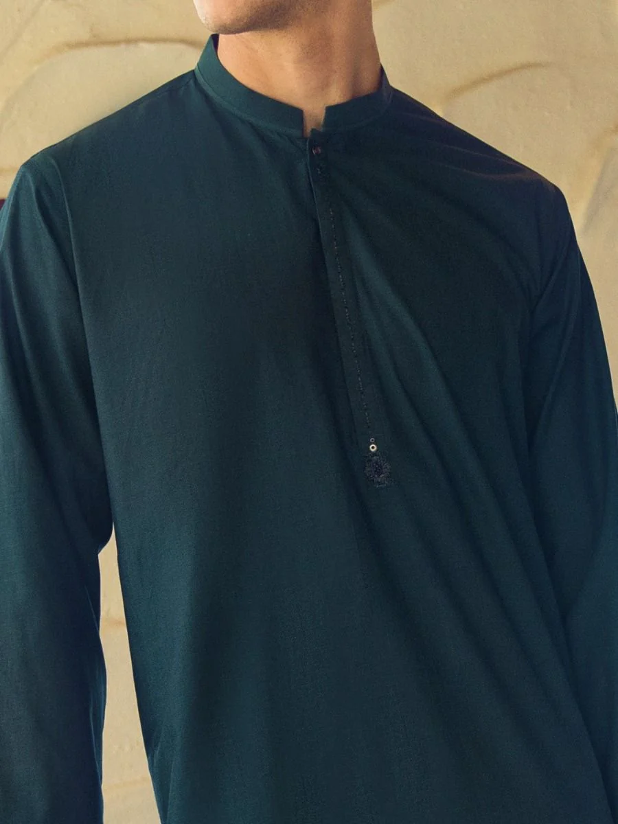 GREEN KURTA | AL-K-US-950/AM-946F - Image 2